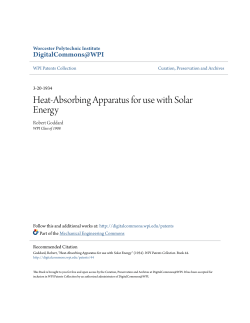 Heat-Absorbing Apparatus for use with Solar Energy