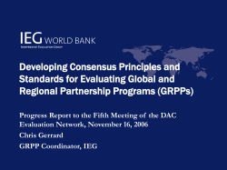Global Public Goods and The Changing Aid