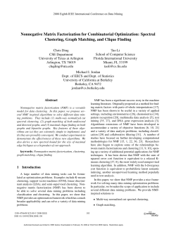 Nonnegative Matrix Factorization for Combinatorial Optimization