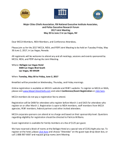 Major Cities Chiefs Association, FBI National Executive Institute