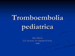 Esiste la TE in pediatria? - Anestesia Pediatrica e Neonatale