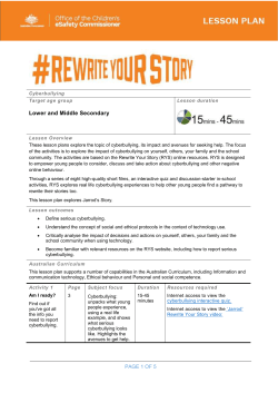Jarrod - Rewrite Your Story lesson plan