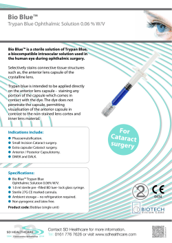 Bio Blue&trade; is a sterile solution of Trypan Blue