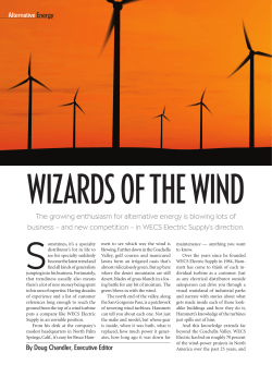 the growing enthusiasm for alternative energy is blowing lots of