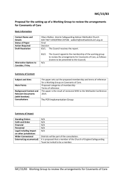 MC15-83 Covenants of Care - The Methodist Church in Britain