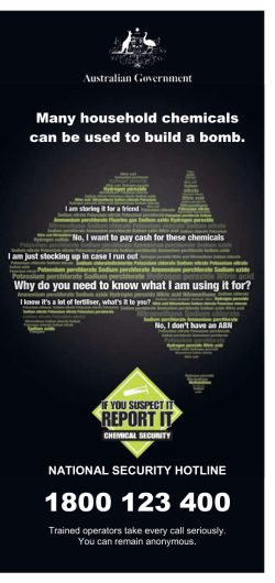 Consumer brochure - Australian National Security