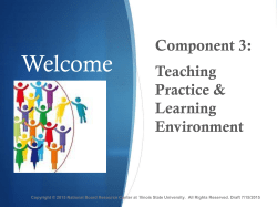 PowerPoint - National Board Resource Center