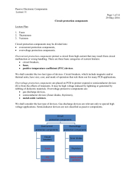 L 11 Circuit protection components
