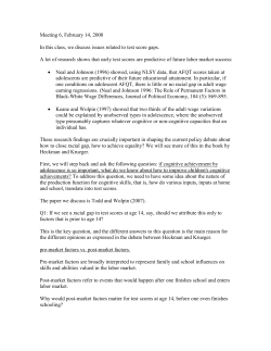 Meeting 3, January 24, 2008