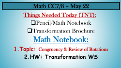 Math CC7/8 * May 22