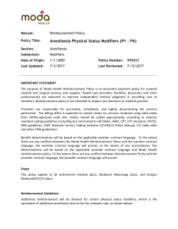 Anesthesia Physical Status Modifiers (P1 - P6)