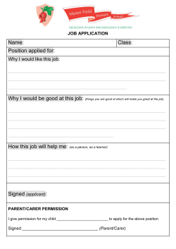 crew adult in charge main jobs skills required