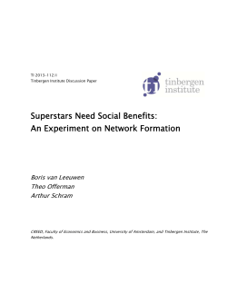 Superstars Need Social Benefits