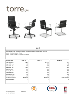 Techinal data: LIGHT A Total height cm.: 104+9 Total width cm.: 54,5