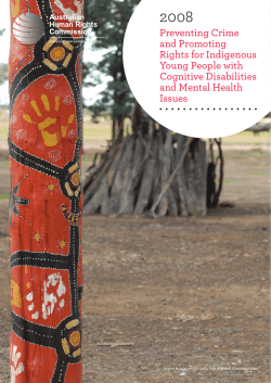 Preventing Crime and Promoting Rights for Indigenous Young
