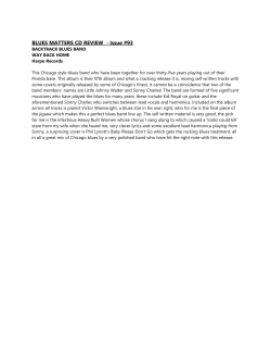BLUES MATTERS CD REVIEW - Issue #93