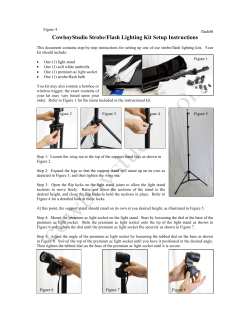 Flash Strobe Lighting Kit Setup Instructions