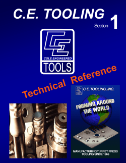 punch die - C.E. Tooling