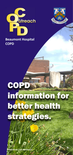 COPD information for better health strategies.