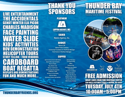 water slide cardboard - Friends of Thunder Bay National Marine