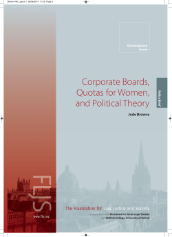 Corporate Boards, Quotas for Women, and Political Theory
