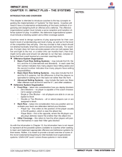 chapter 11: impact plus &ndash; the systems