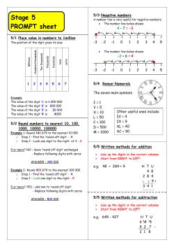 maths prompt book 5 - Davenham C of E Primary School