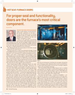 For proper seal and functionality, doors are the - AFC