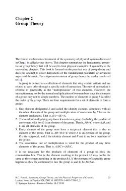 Group Theory
