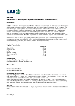 HAL015_01 HAL015 Harlequin™ Chromogenic Agar for