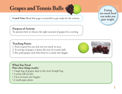 Grapes and Tennis Balls