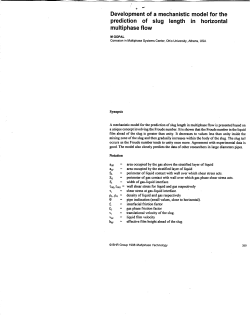 Development of a mechanistic model for the