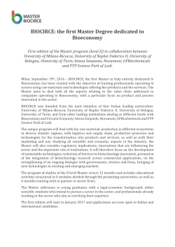 Title goes here - University of Milano