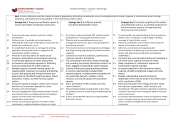 2013 - 2017 GSC Strategy