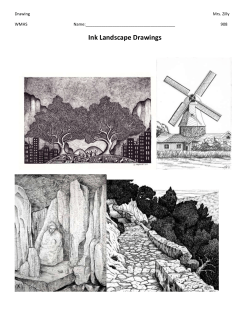 Ink Landscape Drawings