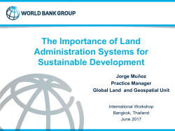 Presentation - World Bank Group