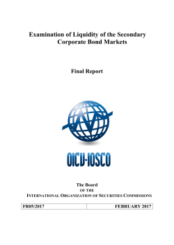 Examination of Liquidity of the Secondary Corporate Bond