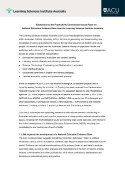 Learning Sciences Institute Australia