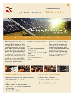 Harnessing the Sun`s Energy,