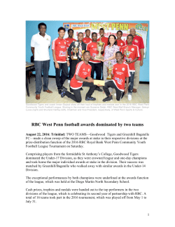 RBC West Penn football awards dominated by two teams