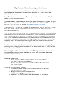 See here for more information. - Climate Change Research Centre