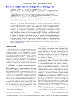 Dominant reaction pathways in high-dimensional systems