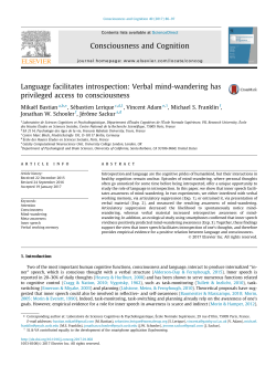 Language facilitates introspection: Verbal mind
