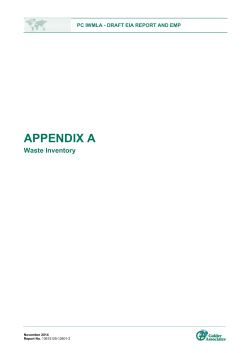 APPENDIX A