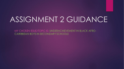 assignment 1 guidance notes