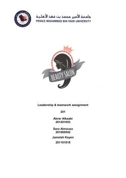 Analyzing the project - Prince Mohammad Bin Fahd University