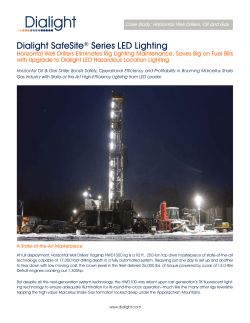Horizontal Well Drillers (Onshore Rig)