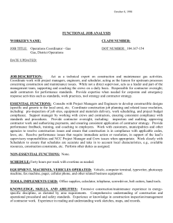 Operations-Coordinator