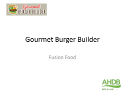 Fusion Food - Meat and Education