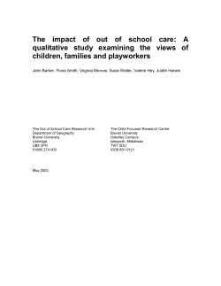 Impact - Department for Education